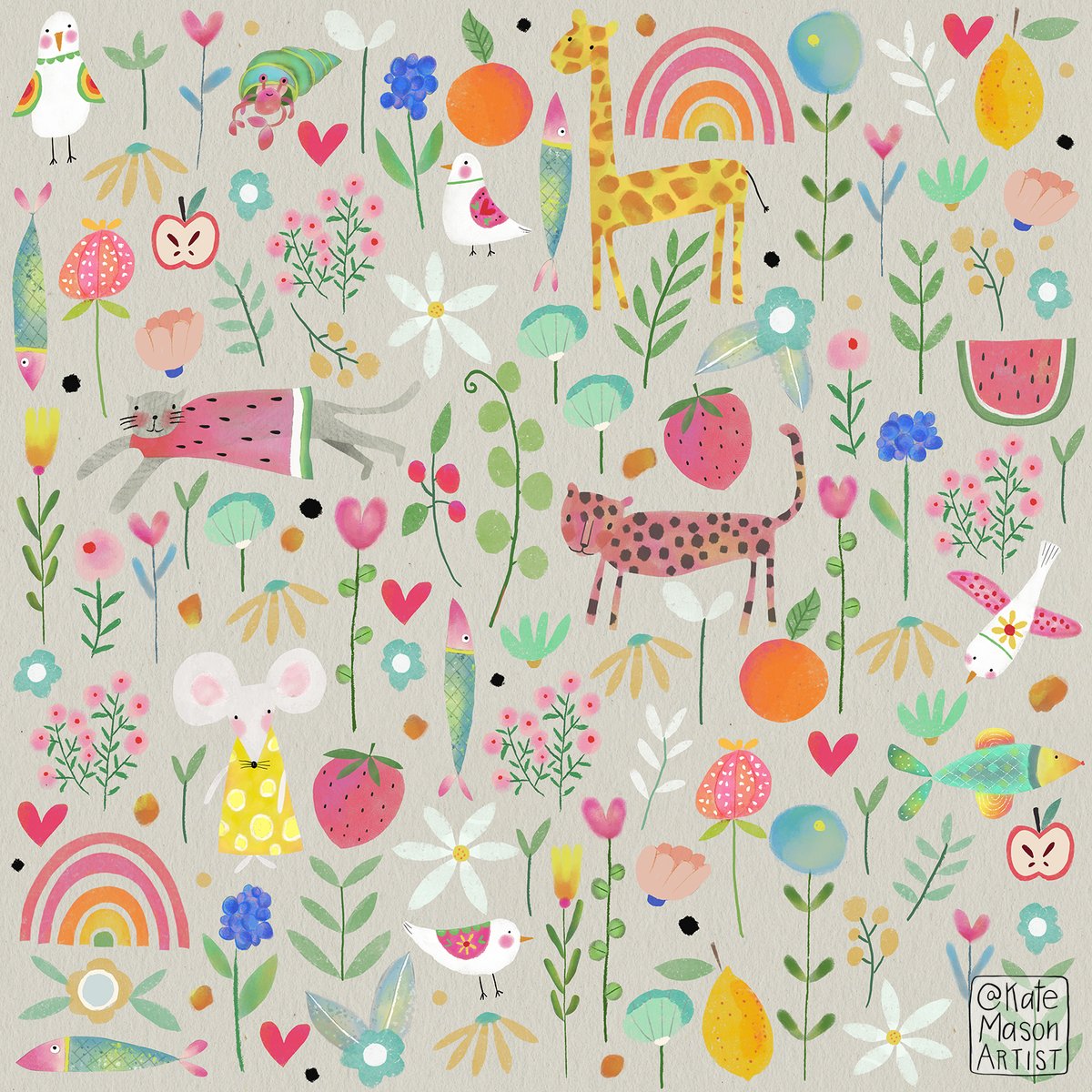 lillarogers's tweet photo. Such a happy pattern piece by Kate Mason (@katemasonartist)
This image is available for licensing.
#katemason #lillarogers #lillarogersstudio #art #illustration #artagent #printandpattern #pattern #seamlesspattern #patternity #printpattern #fabric #textiles https://t.co/6yMoj0kPhL