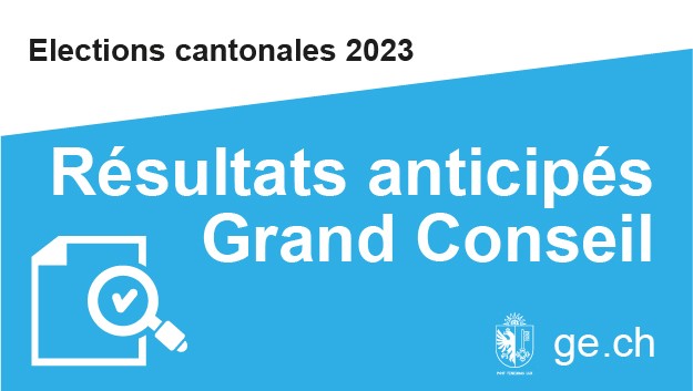 #2Avril #GE2023 #GEVote: Les résultats anticipés pour l'élection du Grand Conseil sont disponibles sur: bit.ly/3LWta1y