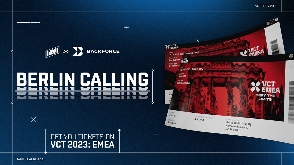 NAVI Valorant on Twitter "Do you want to see NAVI in Berlin? Together