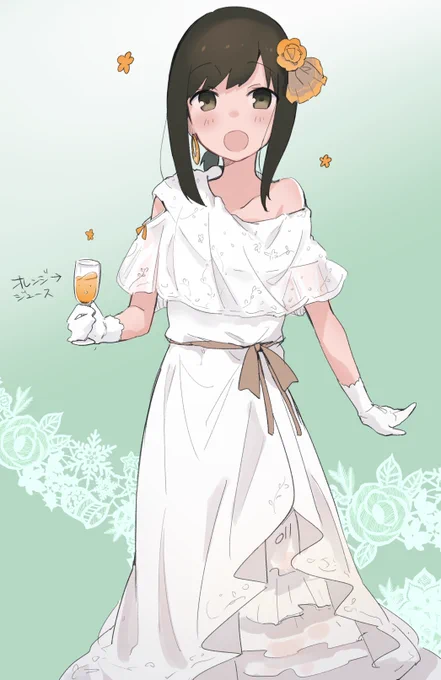 お題:「パーティードレス」#吹雪版深夜の創作60分一本勝負 
