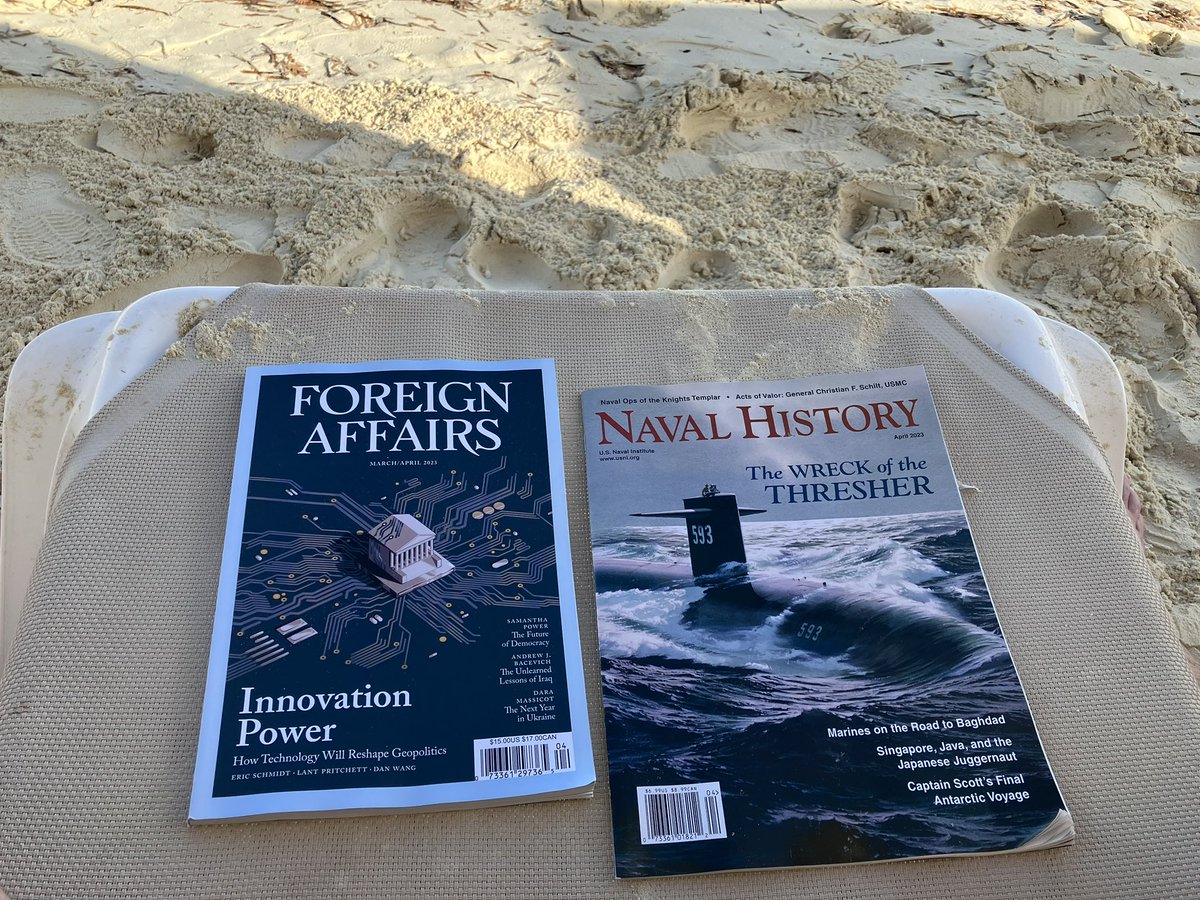 When your on vacation to disconnect a little and ask your spouse to pick up a couple of magazines.  I do have other interests right? Right?