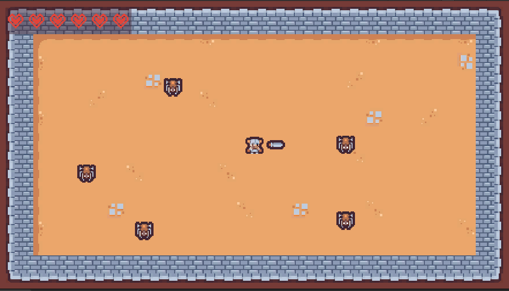 jakemakesgames's tweet image. working on a little tutorial series on how to make a vampire survivors-like game in unity! using assets by @KenneyNL #unity2d #gamedevtutorial