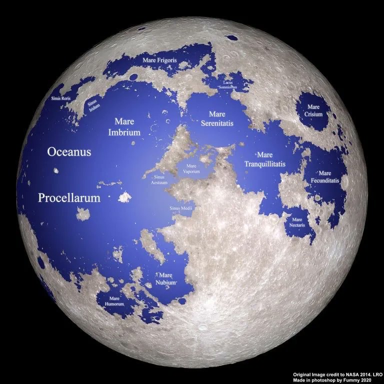simongerman600's tweet photo. Awesome map reimagines the moon if all its "seas" were really seas. Very cool idea! Source: https://t.co/Co9SMCzMN4 https://t.co/6uFvGsFydq
