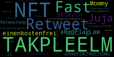 infokalyptisch's tweet photo. Trending in my timeline now:  #TAKPLEELM (2)  #NFT (2)  #Retweet (1)  #Fast (1)  #Juja (1)  #aRedFlagLaw (1)  #Mommy (1)  #einenkostenfrei (1) https://t.co/oG9L3qqama