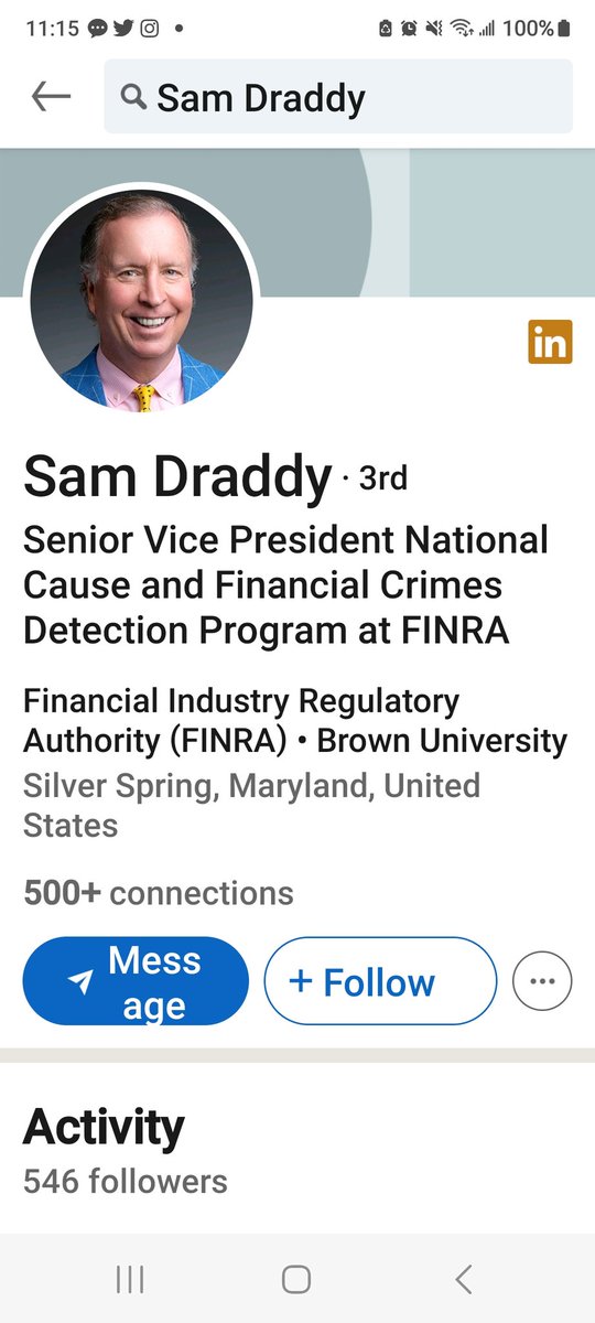 johnnaarintl's tweet photo. Mr Draddy may meet his daddy in prison, if he doesn't blow the whistle now! Just saying it might be time to do the right thing...@GaryGensler you too! #MMTLP #MMTLPCounterfeitShares
#justice4retail
#ReleaseTheBlueSheets #FinraSmokingGun #FINRAKNEW @SECGov @SEC_Investor_Ed @FINRA https://t.co/dn1GhWvWjV