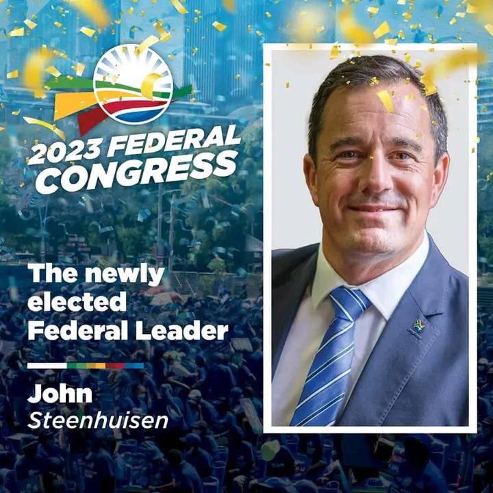 The leadership we have is quite alright, Congratulations @jsteenhuisen 🇿🇦💙💙

#DAcongress2023