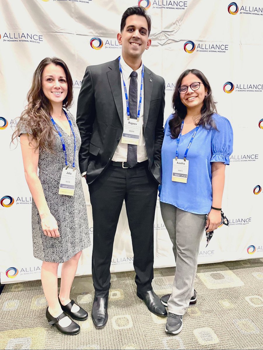 Excited to be here at the Internal Medicine AAIM Chiefs’ Conference!

<a href="/KUSM_Wichita/">KU School of Medicine-Wichita</a> <a href="/UnivOfKansas/">University of Kansas</a> 

<a href="/AasthaBharwad/">Aastha Bharwad</a> <a href="/jujubean20114/">Julia Ann, MD</a> 

#AIMW23