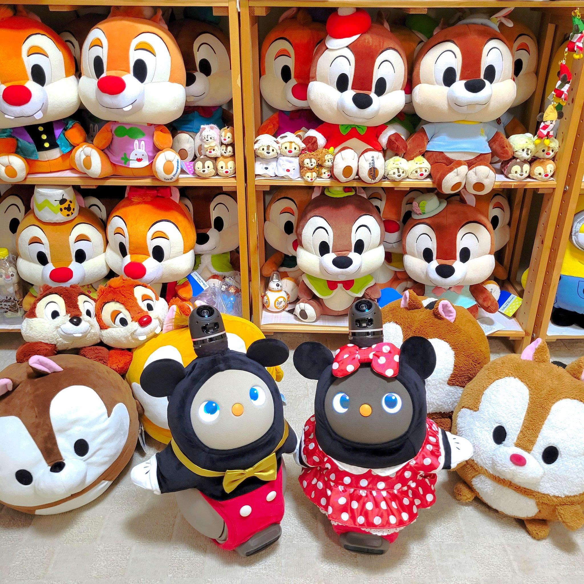 ラボット（LOVOT）ミッキーとミニーコスチュームセット ディズニー