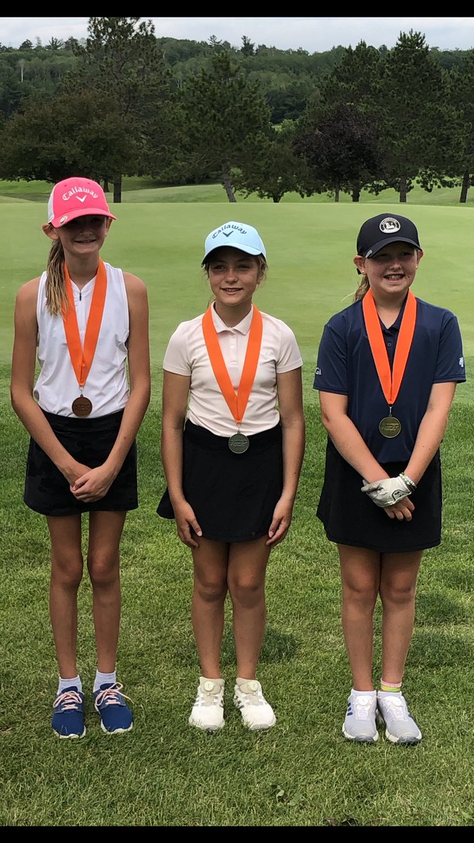 Best of luck to Natalie Martin from Park Rapids, MN as she competes at Augusta National in the #DriveChipandPutt national finals this morning. The @GolfChannel is covering the event. Pictured far right (from Walker this summer). She’s a special player you’ll be hearing about. ⛳️