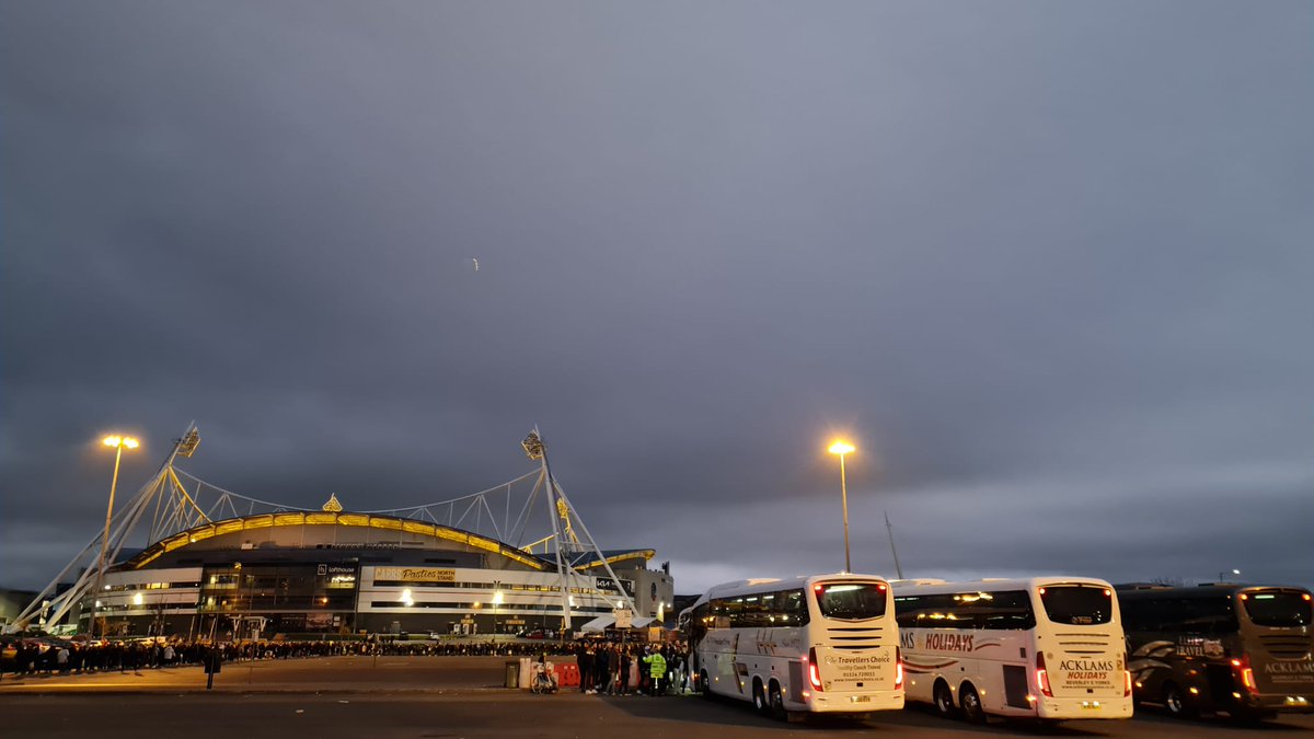 #WanderersAtWembley Brenda and her daughter set off by coach early this morning from the ground in Bolton