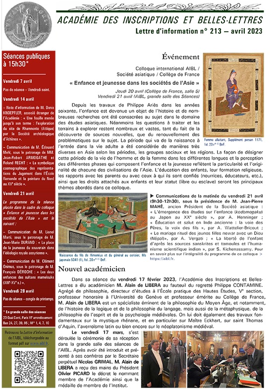 Académie des Inscriptions et Belles-Lettres tweet media