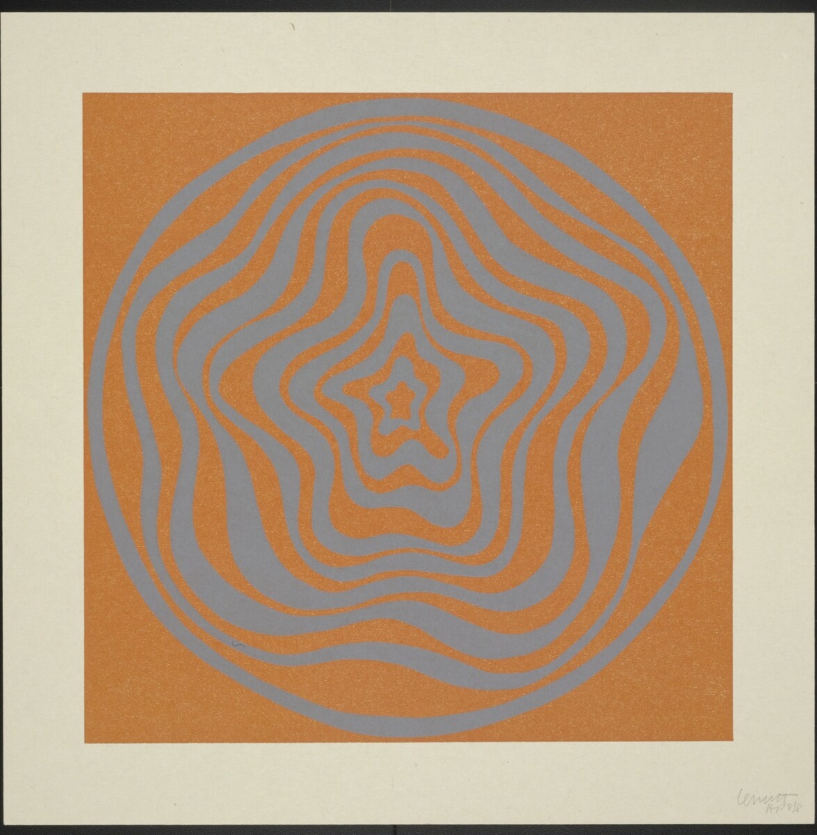 Sol LeWitt, Untitled from Concentric Irregular Bands, 1997 #sollewitt #museumarchive moma.org/collection/wor…