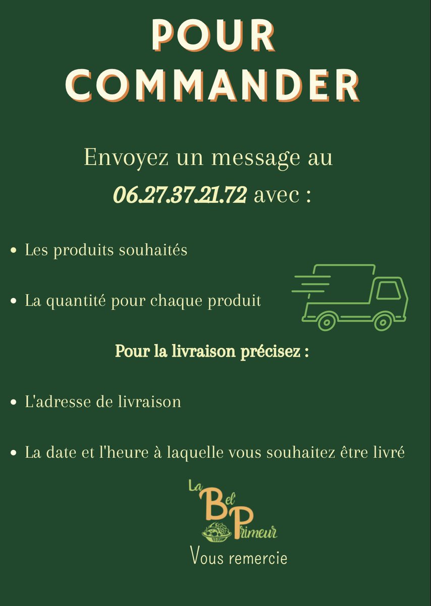 NonGrata95's tweet photo. Salut, j’ai quitté mon taff il y à peu près 1 ans pour me lancer dans mon propre commerce de vente de fruits et légumes avec mon père et honnêtement, j’vous cache pas qu’on galère un peu financièrement. J’demande pas à ce qu’on me fasse de dons ni rien, juste si vous cherchez à avoir des fruits et légumes de qualité et pas trop cher, n’hésitez pas à venir en dm pour passer commande chez moi, cela aiderais énormément mon commerce à avancer. Je peut faire des livraisons partout en île de France gratuitement. Carrément j’ai même tenté de mettre mes prix au plus bas ou encore de mettre des prospectus dans les boîtes au lettre mais sa a rien changer. Sachez que wالله que j’aime vraiment pas faire ce genre de tweet de base mais vas-y je connais pas d’autre alternative..

Je vous met ci-joint un flyer pour si jamais vous voulez partager à des personnes qui n’ont pas forcément accès à Twitter pour pouvoir me contacter 
( de base la livraison c’est 95 et alentours mais au final c’est partout  ) 

Merci de partagez svp ça m’aiderais beaucoup