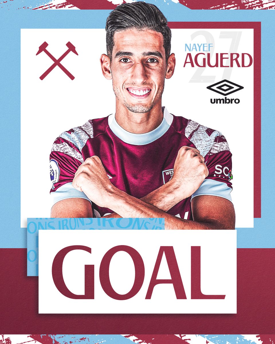 West Ham United (@westham) on Twitter photo An offside call is overruled and Aguerd's header counts! 🔥
⚒️ 1-0 ⚪️ (28') An offside call is overruled and Aguerd's header counts! 🔥
⚒️ 1-0 ⚪️ (28')