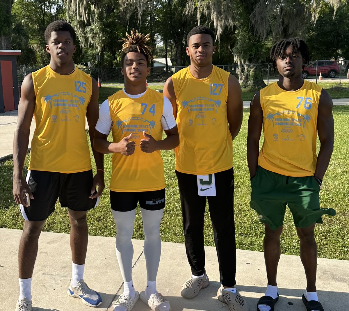 More of our @ocalaforestfb players attending the <a href="/SSCombineSeries/">Sunshine State Combine Series</a> today. <a href="/Vimel_3/">Vimel_jr.</a> <a href="/isayah_osbourne/">Isayah “I.O.” Osbourne</a> <a href="/JamesHaynesIII1/">James “EJ” Haynes III</a> @evans__i3 showcasing their talents! <a href="/Dwight_XOS/">Dwight Thomas - Catapult Sports</a> <a href="/Jeff_XOS/">Jeff Martin</a> <a href="/FHS7v7A/">FLORIDA HIGH SCHOOL 7v7 ASSOCIATION</a> <a href="/FACACoach/">FACA</a> <a href="/catapultsports/">Catapult</a> <a href="/WillDettor/">Will Dettor</a> <a href="/FHS_WildcatLife/">Forest High School</a> <a href="/fhs_wcat/">@fhs_wcat</a> <a href="/FHS_Athletics1/">FHS Wildcat Athletics</a>