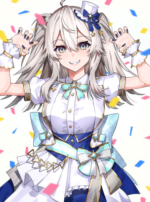 獅白ぼたん 「#ししらーと初描きアイドルししろん 」|Gashino@お