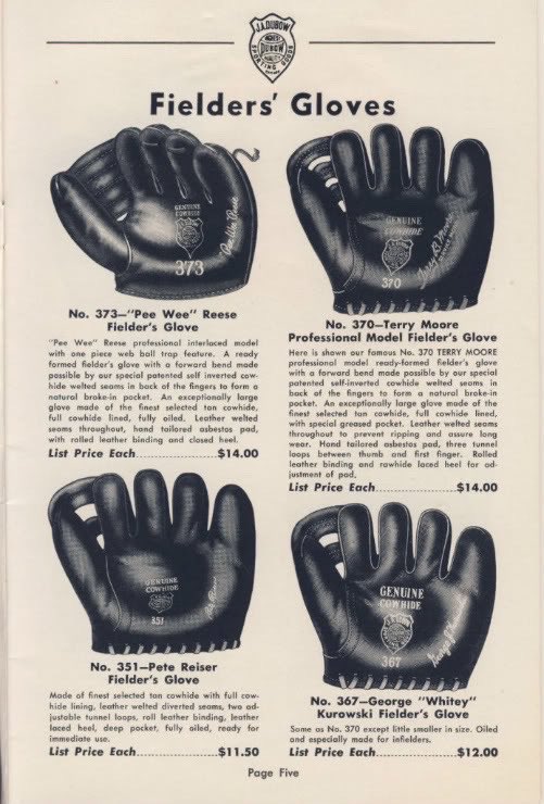I can’t be the only person who finds beauty in a 1940s Dubow baseball glove ad, can I?

#VintageBaseball #VintageBaseballGlove #VintageBaseballGloveAd