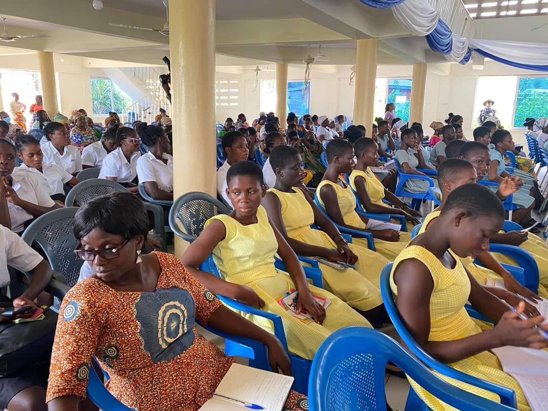 Contributing towards promoting the feminine gender. 

Our #GMB2022 Queens; <a href="/asieduagmb22/">Asiedua Afanyi</a> x Teiya x <a href="/AikoAdade/">AIKO GMB '22</a> were at the maiden edition of the Buem Women Conference in the Oti region where they learnt &amp; shared ideas on how best to promote the women in all aspects. 

#TV3GH