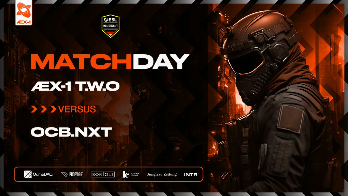 Déjà-vu! Our CSGO T.W.O team is going up against <a href="/OTHERSCANTBEAT/">OTHERSCANTBEAT</a> NXT in the #ESLMeisterschaft! Let’s see if they can do what our first team couldn’t do and get the 2:0 🪐

⏰ 7 PM
📺 twitch .tv/xiouz_tv
