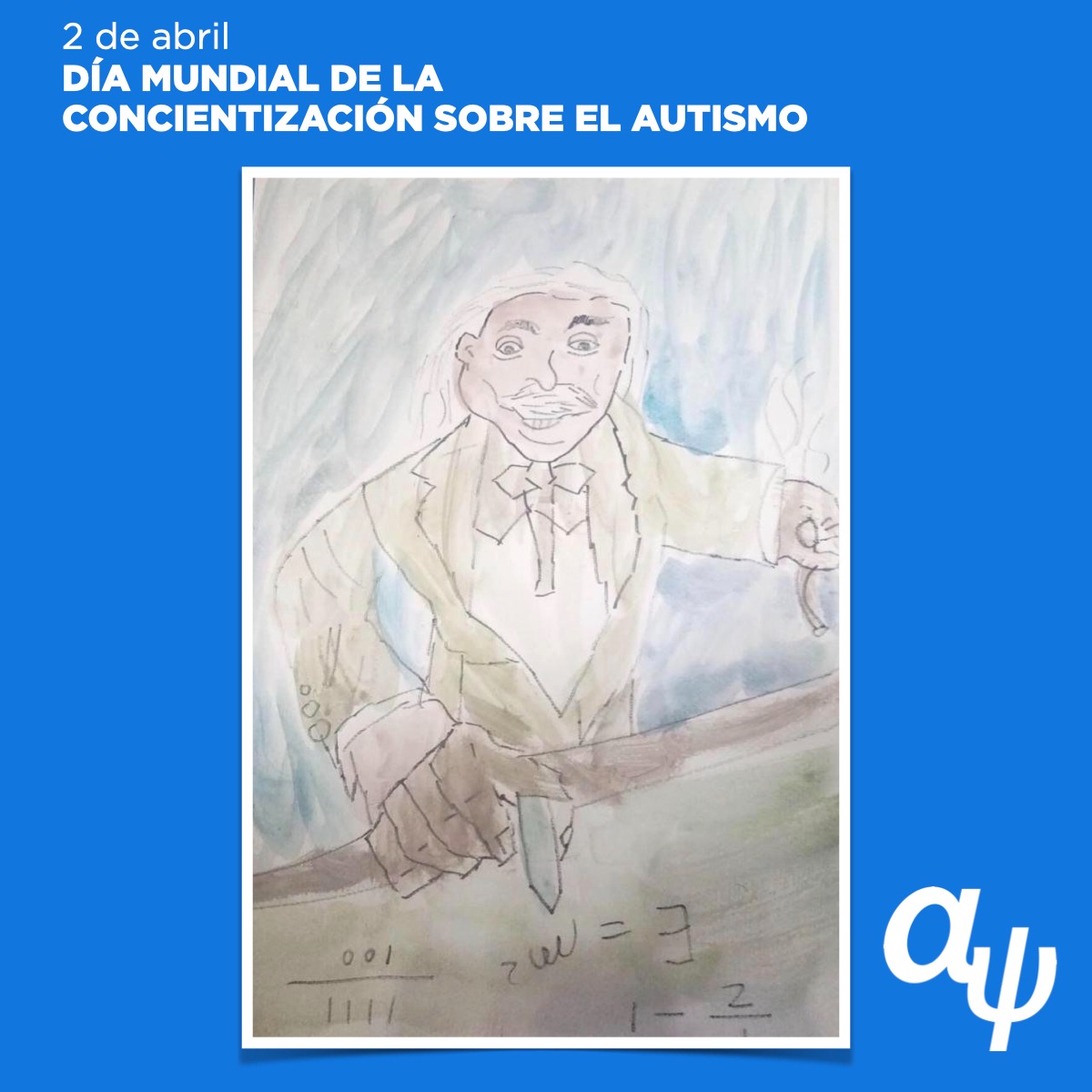 centroalphapsi's tweet photo. En @centroalphapsi  creemos que podemos contribuir a mejorar la calidad de vida de las personas con TEA: respetando, comprendiendo, sin prejuicios y mirando a través de sus ojos. Hoy compartimos un dibujo de nuestro alumno Leo. 

#díamundialautismo #2deabril #autismo #tea https://t.co/79pdton5Dz
