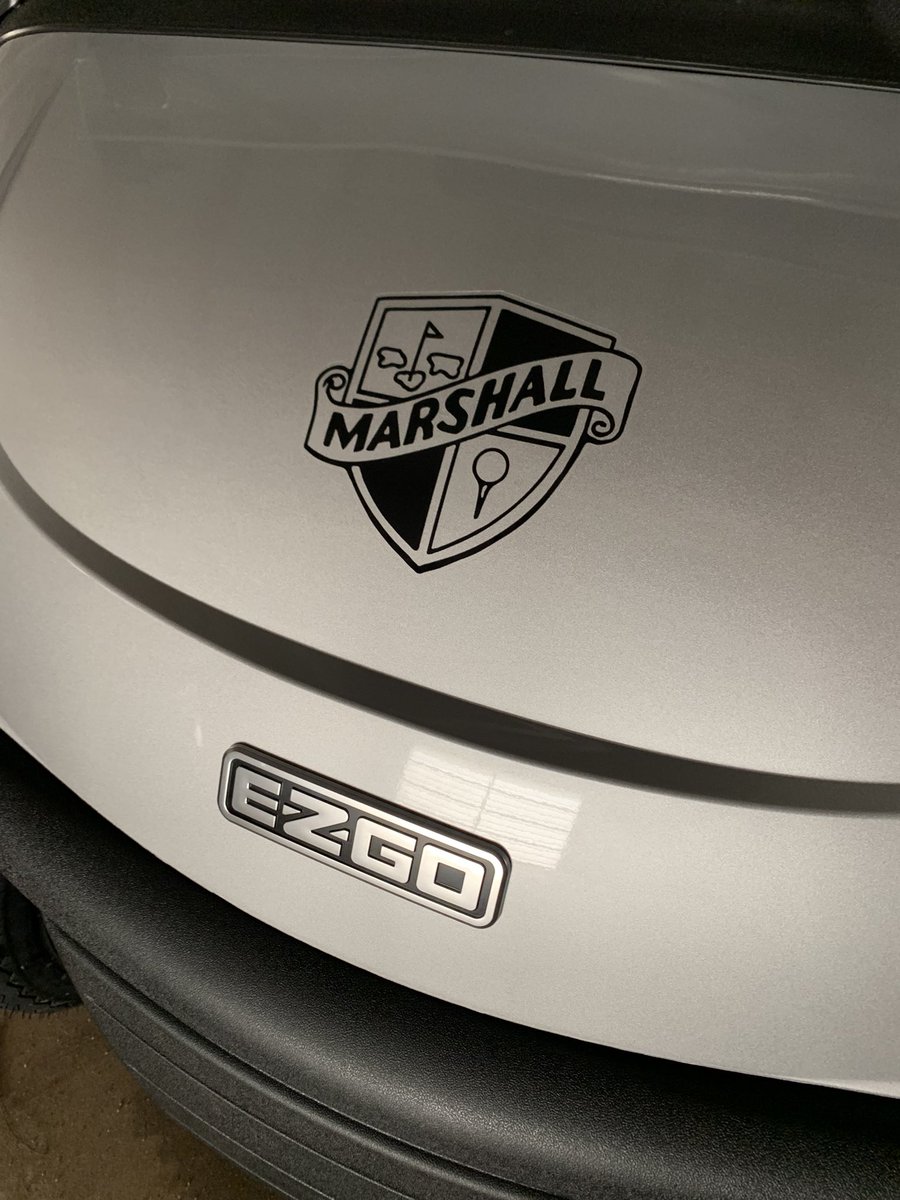 loganmay44's tweet photo. Marshall Country Club’s new fleet of @EZGOvehicles RXV EX1 gas cars. Thanks for the business, can’t wait to see the fleet in action! https://t.co/WF6fRLFfjw