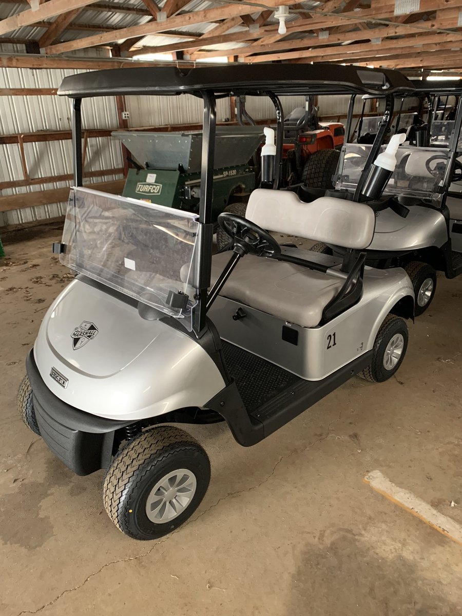 Marshall Country Club’s new fleet of <a href="/EZGOvehicles/">E-Z-GO</a> RXV EX1 gas cars. Thanks for the business, can’t wait to see the fleet in action!
