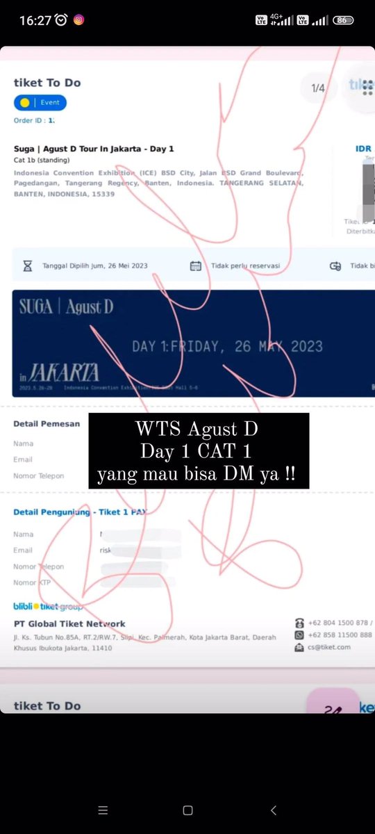 thissyera's tweet photo. Jual cepat tiket SUGA. Price Dm #SUGA_AgustD_TOUR_in_Jakarta https://t.co/qUaSduvEXM