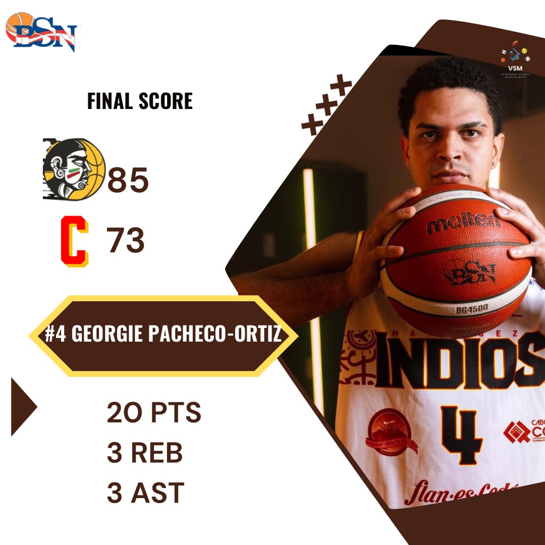 4-1 record for client PG <a href="/Georgie_126/">Georgie Pacheco-Ortiz</a> as he guide his <a href="/IndiosBSNPR/">Indios de Mayagüez</a> to their 4 straight victory #MrPachecoOrtiz #VSMSports <a href="/bsnpr/">Baloncesto Superior Nacional 🏀🇵🇷</a> <a href="/LaGuerraBSN/">La Guerra del BSN</a> <a href="/bsnaldetalle/">BSN Al Detalle</a>