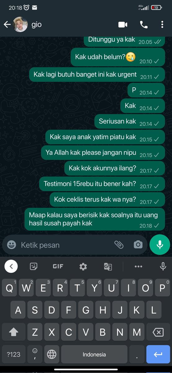 Penipu berkedok BA 🙂 hati-hati ya @sugeosti 
Kak gapapa sih 66rebu nya buat kakak aja, tapi lain kali cari uang dengan cara yang halal. Ini bulan ramadhan kak bulan penuh berkah orang berlomba-lomba berbuat baik kamu malah nipu🙂😅 #zonauang #zonaba