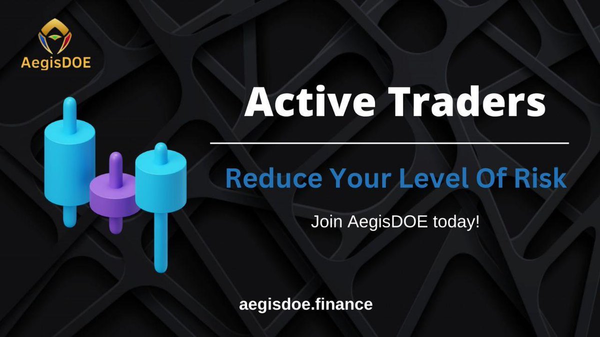 Active traders, AegisDOE has got you covered!

Our team's dominance percentage and governance value provide excellent support levels to build your positions and significantly reduce your level of risk.

See how on: 
aegisdoe.gitbook.io/docs/aegis-doe… 

#DeFi #Trader #cryptotraders #CROFam