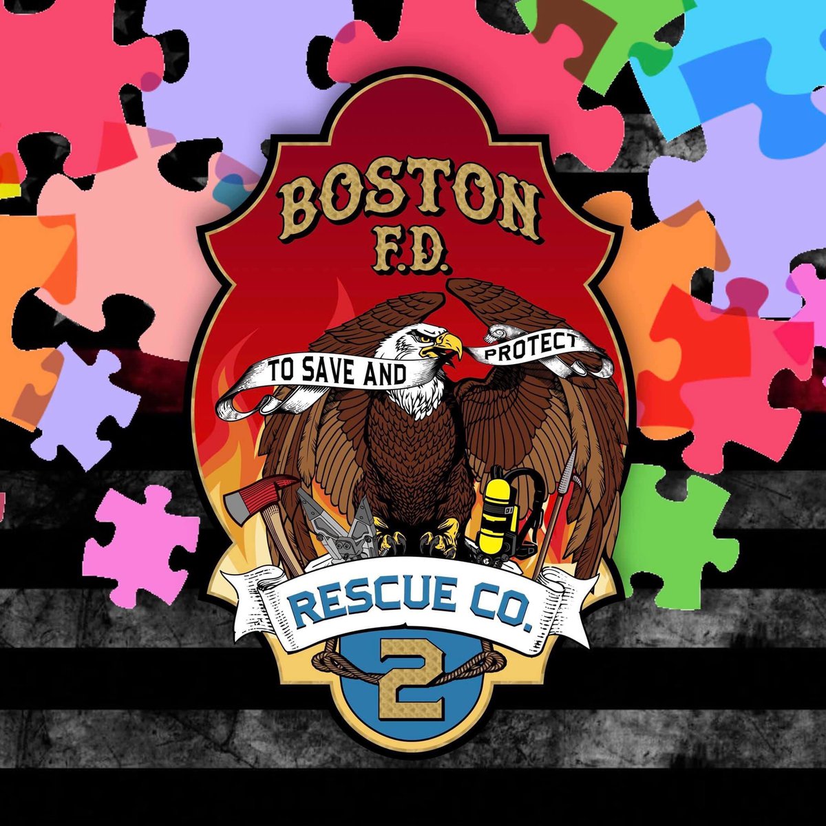 BFDRescue2's tweet photo. #worldautismday #autismawareness #autism #BFDRescue2 #BostonFire #BostonFireDepartment  #Firefighter #liveboston617 #bostonfirewire @autismspeaks @BostonFire @local_718 @THE_PFFM @IAFFofficial https://t.co/ecHiNiG2q5