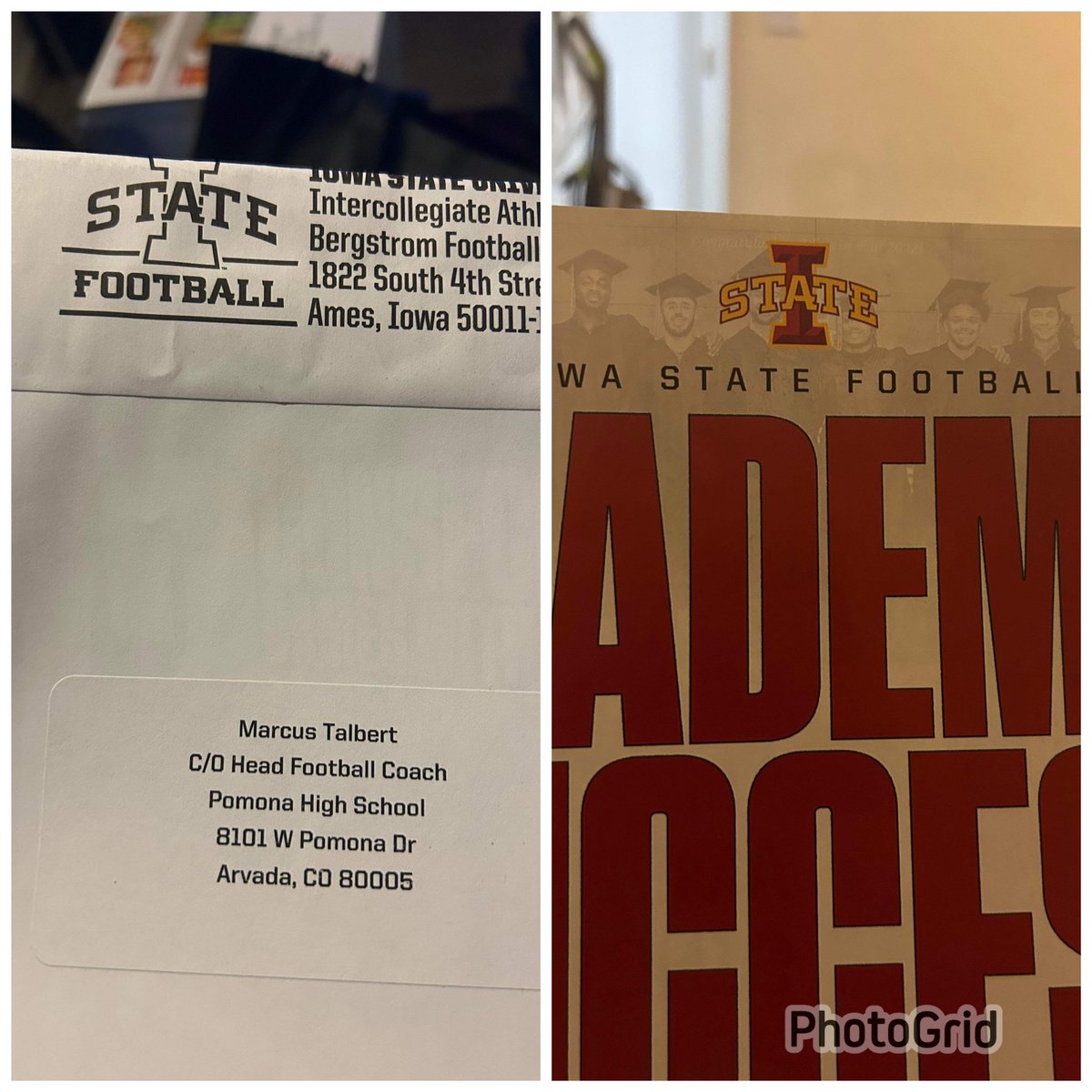 MarcusTalbertJ1's tweet photo. Thank you to @CycloneFB and @Coach_Heacock for the invite. @MylesPurchase big bro I’m coming in hot this summer #workisneverdone @coachjohnson59 @TeamFullGorilla @coachwes_23 https://t.co/VHN1d4yAnU