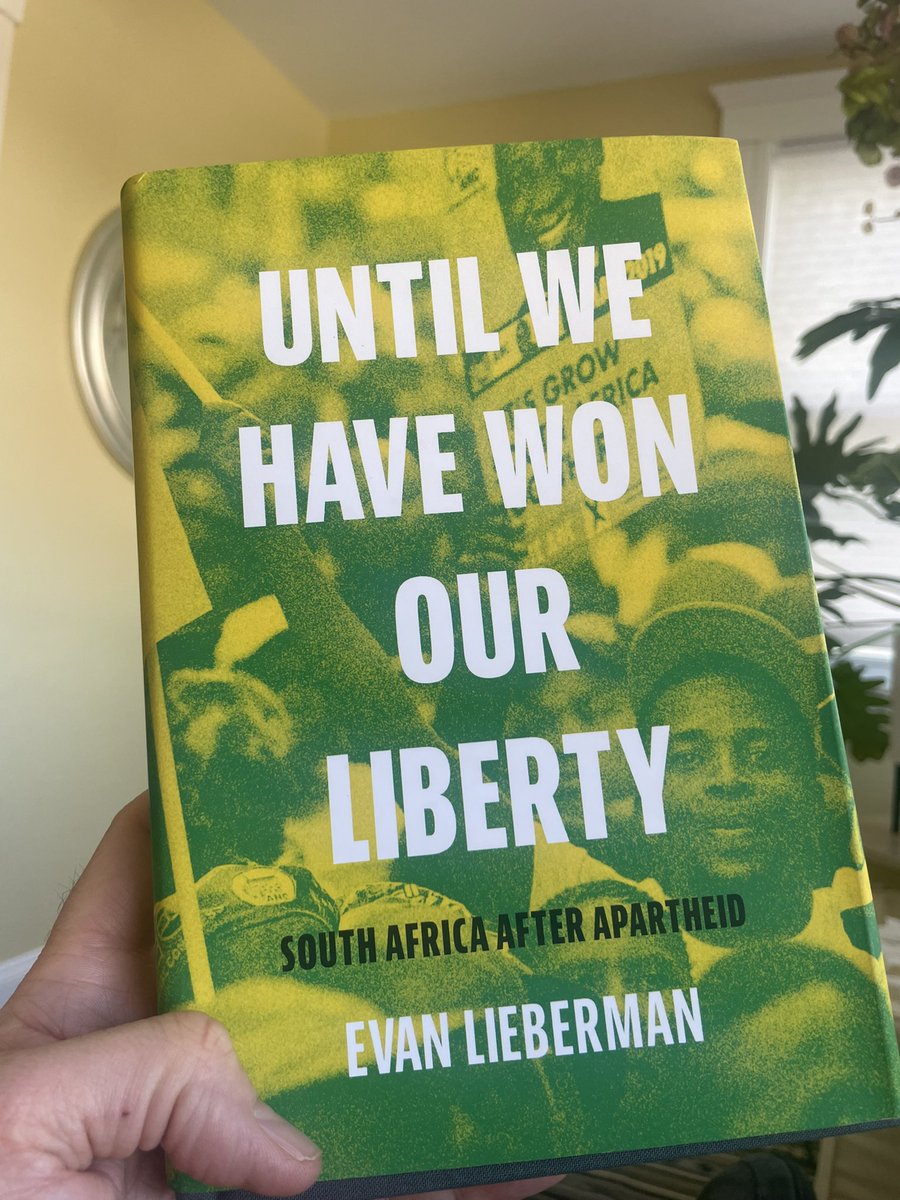 A real pleasure to have the chance to sit down and get into Until We Have Won Our Liberty, the latest by the great @evlieb from @PrincetonUPress Hard not to appreciate the hopeful perspective he offers this beautiful Sun morning @APSAtweets @dadakim @SocDevelopment @GDP_Center