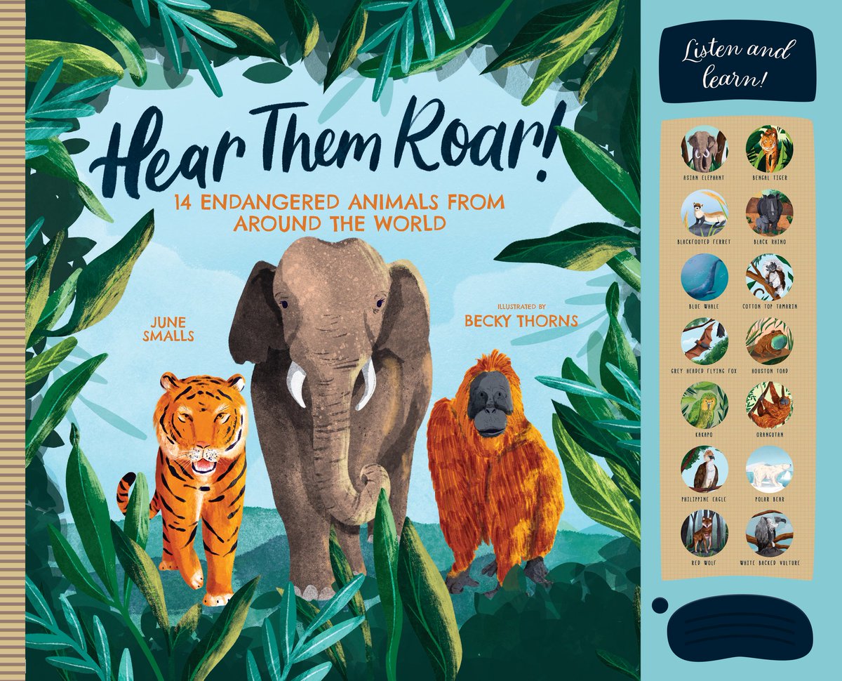 Earth Day is April 22nd.

Make some noise!
Share your favorite endangered species and RT for a chance to win a copy of HEAR THEM ROAR!

Winner selected on Earth Day.

#Giveaway #kidlit #ChildrensBooks  #teacher #librarian #earthday #animals #free #read #NF #WritingCommunity #PB