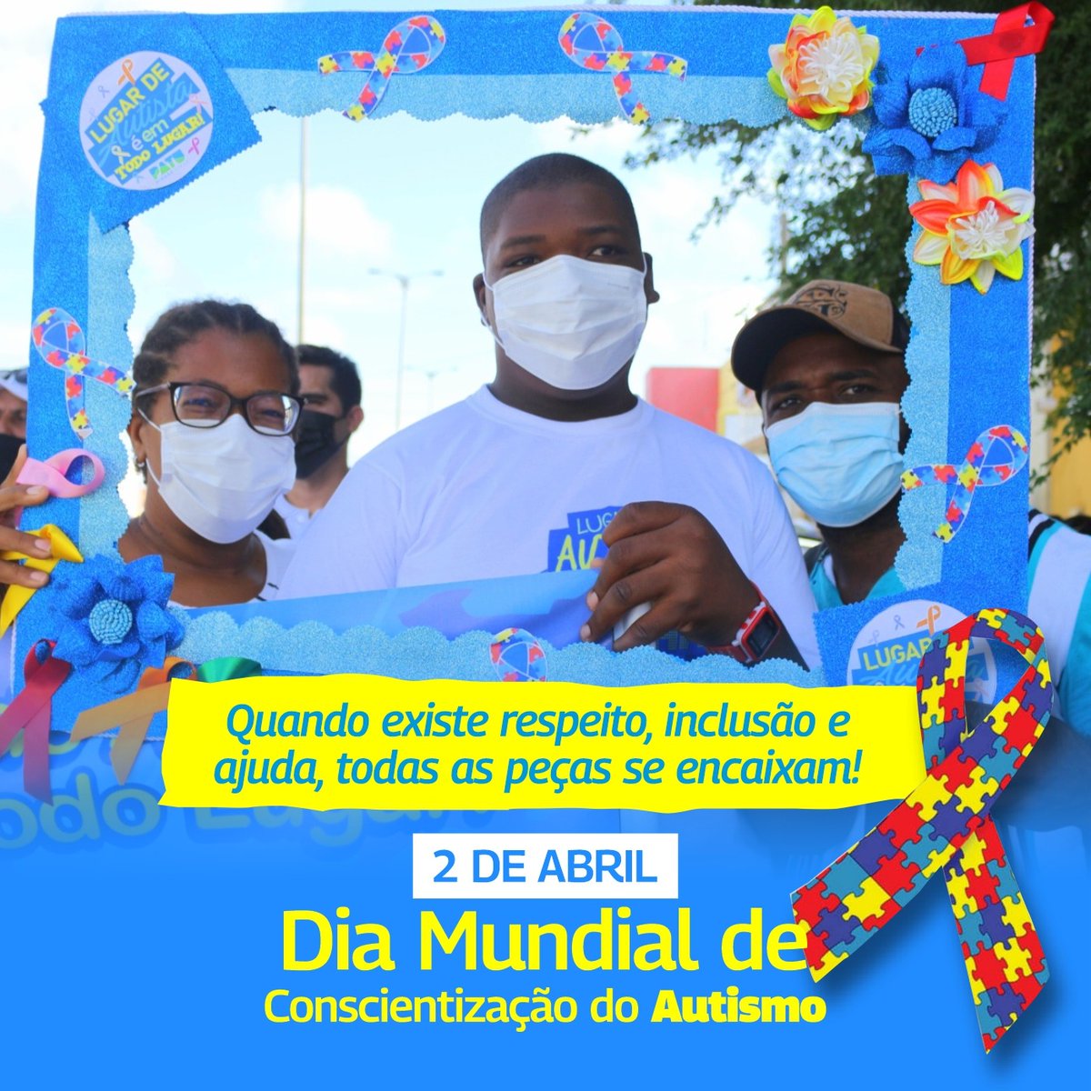 GovernoPatu's tweet photo. 🧩🧩 Hoje é um dia pra lembrar que todos os outros dias os Autistas merecem RESPEITO, INCLUSÃO e AJUDA!

Lugar de Autista é em todo lugar!!

#inclusao #autismo
#diadoautismo https://t.co/BVDP8xyKsV