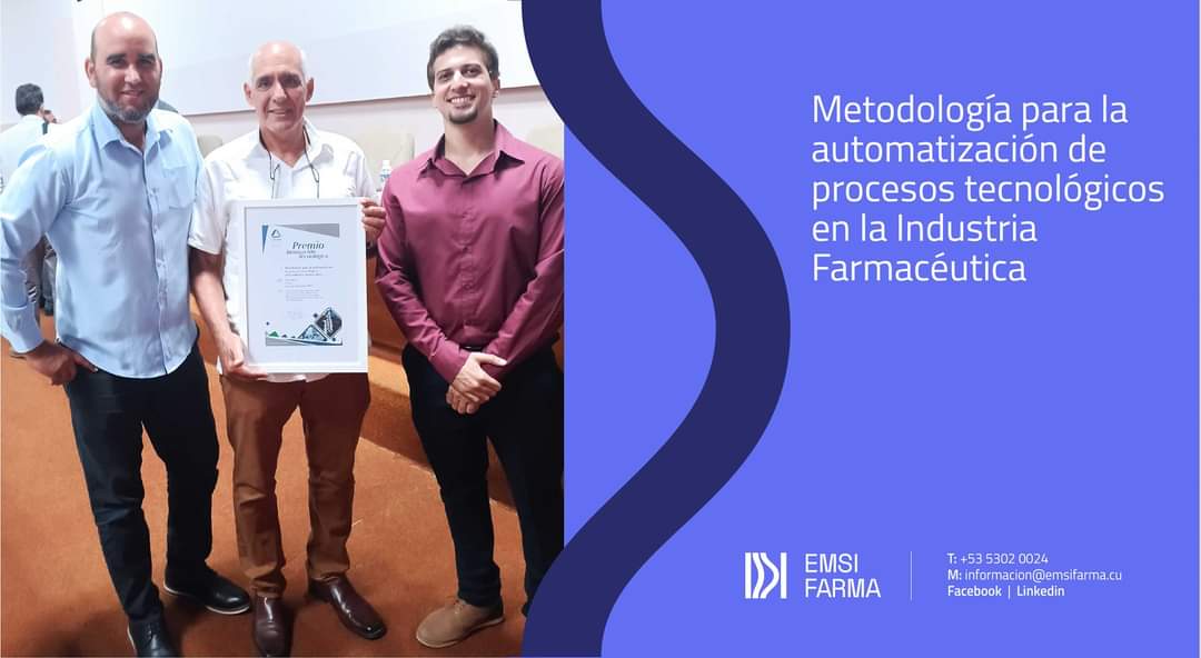 TorralbasLuis's tweet photo. La EBT EMSI FARMA, incubada en el ecosistema del @PCTHabana_3CE en @universidad_uci, obtuvo Premio Nacional de Innovación Tecnológica 2022, de conjunto con @AicaLaboratorio y @CujaeRedSocial. ¡Muchas felicidades a este equipo de valiosos profesionales! https://t.co/Vipa4jF39S