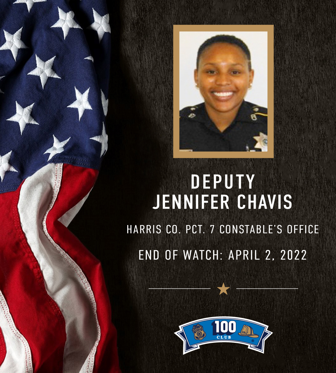 Today we remember <a href="/Precinct7/">Harris County Constable Precinct 7</a> Deputy Jennifer Chavis who was hit by a suspected drunk driver and killed in the line of duty one year ago today. #Pct7 #forthefallen