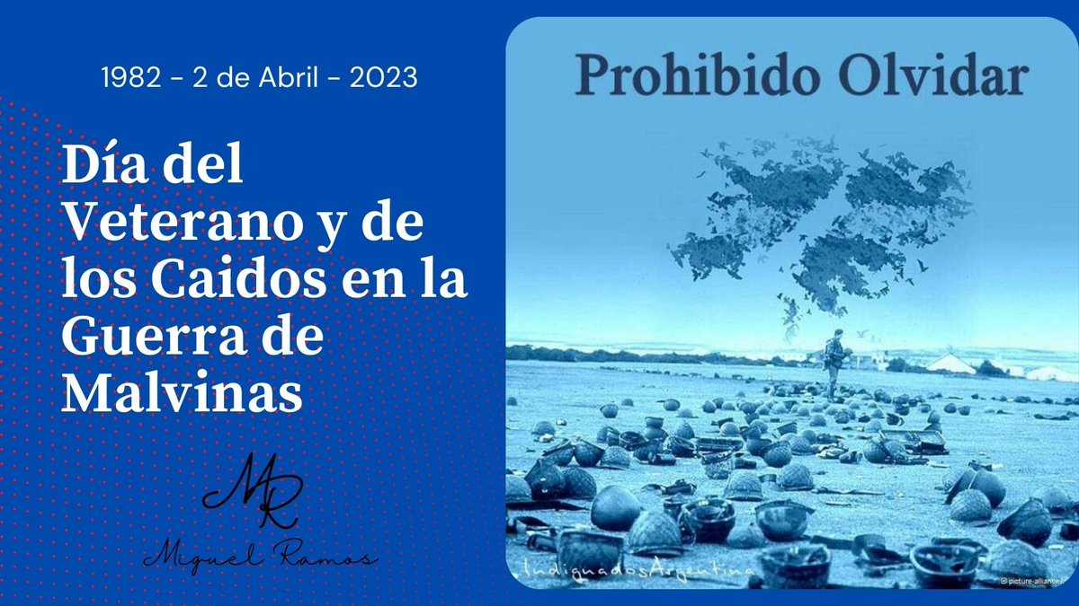 No olvidemos nunca a esos heroes que dieron la vida por la patria y por nuestras Islas Malvinas

#MalvinasArgentinas #malvinassiempreargentinas #2DeAbril