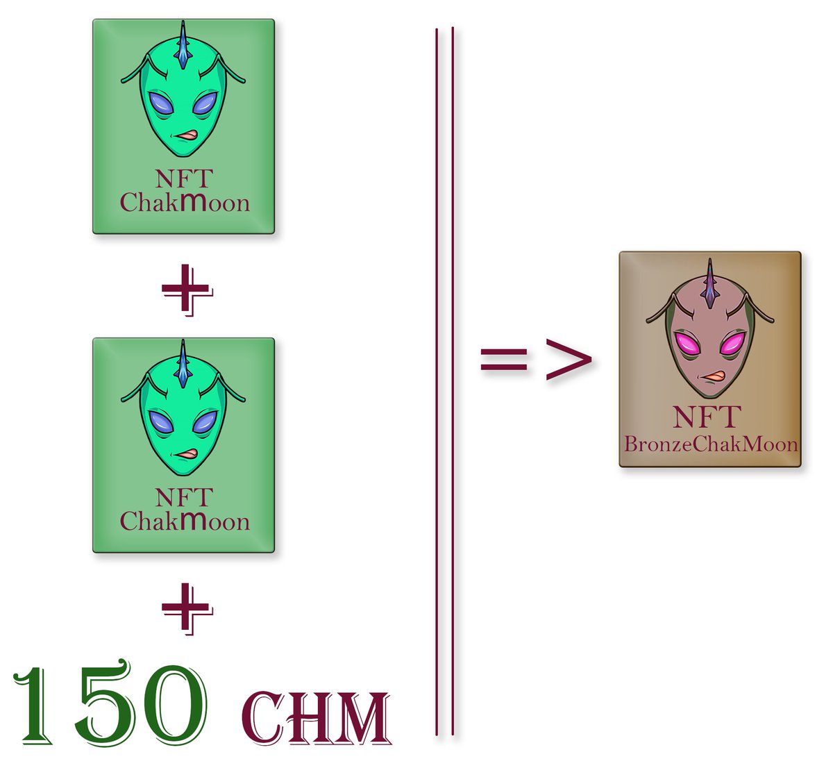ChakMoonNFT's tweet photo. #Chia #NFT #ChiaNFT #ChakMoon #ChakMoonNFT

make an offer for any two NFT + 150CHM chakmuns to get a bronze NFT Chakmun 🛸🧐 https://t.co/awxPcotg2L