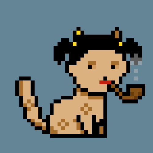 punkcatsbot's tweet photo. PunkCat #7426, 2021 https://t.co/3tDCxtEVwq https://t.co/WC58NYPlxs