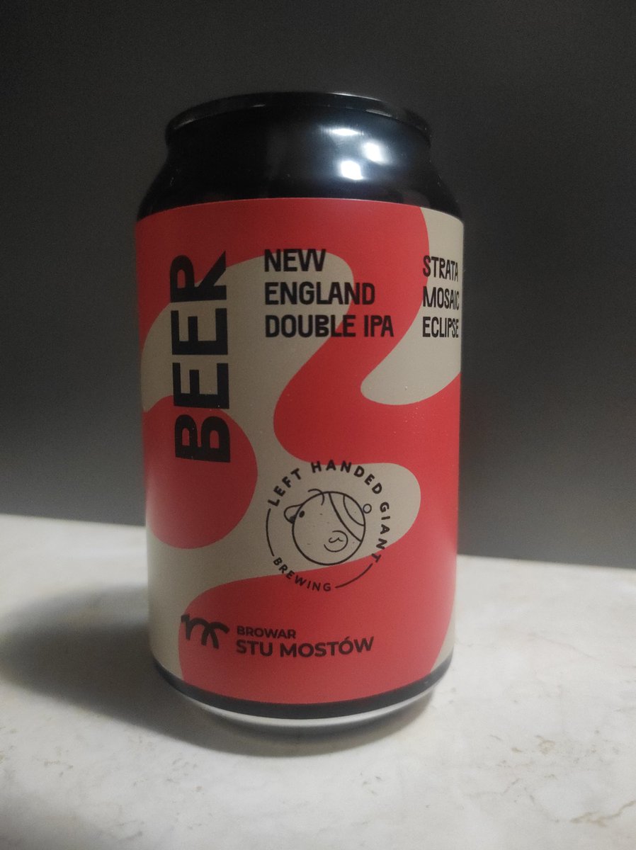 BojanowskiMarek's tweet photo. #260
🍺 BEER Beer Geek Madness
🇵🇱/🏴 Browar Stu Mostów/Left Handed Giant
NEDIPA
Alk. 8.2 %
3.5/5
#craftbeer #polishbeer #NEDIPA #IPA #piwokraftowe #browar #StuMostów #lefthandedgiant #beergeekmadness #beergeak #beerpics #wroclaw
@BrowarStuMostow https://t.co/JvuKwGz7nR