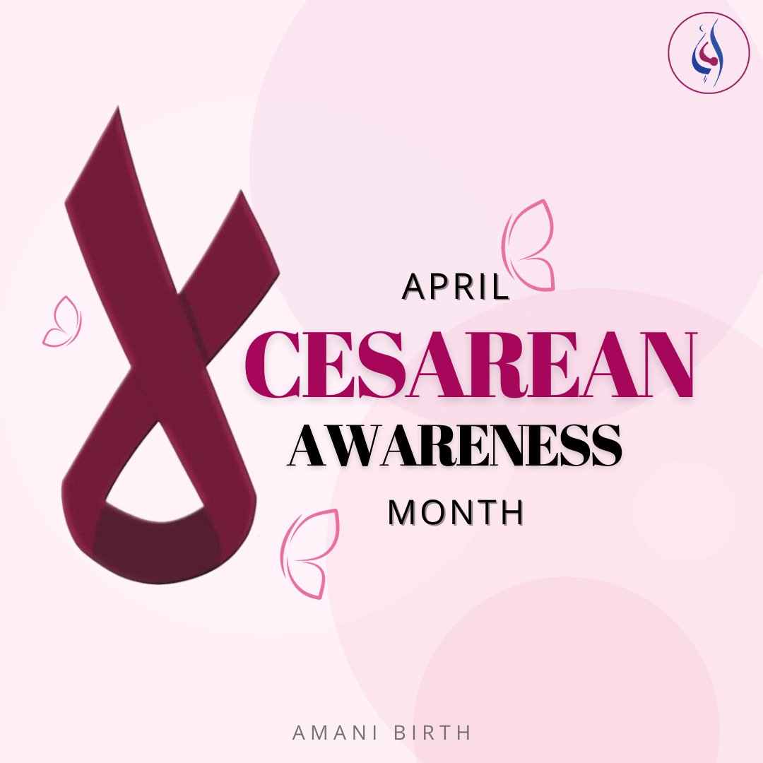 AMANI_Birth's tweet photo. 🎗️Cesarean Awareness Month raises awareness about the realities of C-sections and also promotes Vaginal Birth After Cesarean (VBAC) and support for recovery from a cesarean.
#caesareanawarenessmonth #caesareanawarenessmonth2023 #csectionawareness #AMANIBIRTH #amanibirth https://t.co/EprJG1WzLp