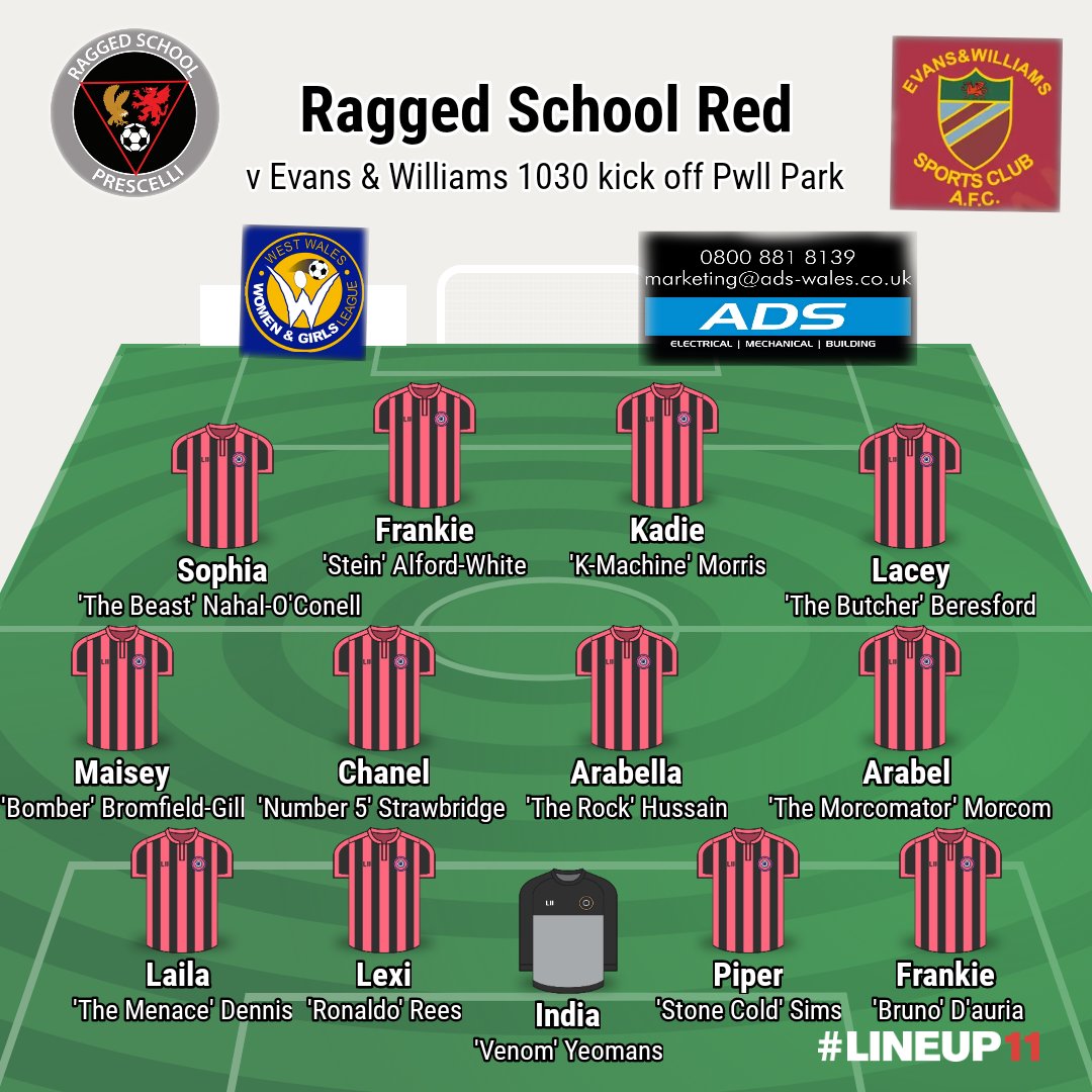 ragged_school's tweet photo. Ragged School 2-4 Evans &amp; Williams 
Under 11 girls football
@EvansWilliamsFC 
@ADS_Limited1 
@westwaleswgl 
#upparagged https://t.co/xR7CROPimZ