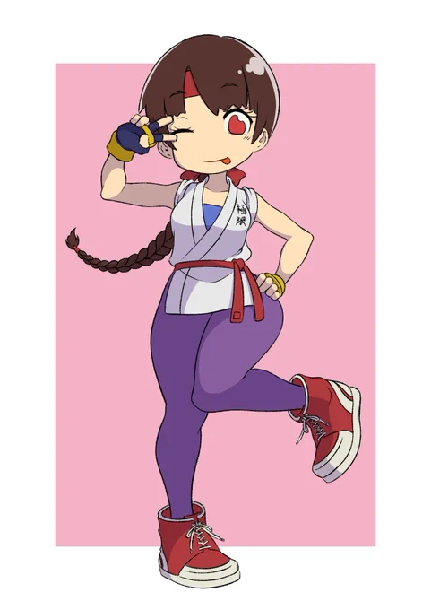 ユリっち#龍虎の拳#KOF#格ゲーキャラ描こうぜ 