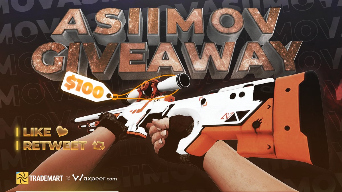 🎉 GIVEAWAY TIME!

We've partnered with <a href="/WAXPEER/">WAXPEER</a> to giveaway an AWP ASIIMOV.

Follow <a href="/WAXPEER/">WAXPEER</a> and retweet to enter, winner drawn in one week.