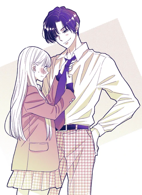 Amane () "I don't know how to tie a tie, can you teach me?" Hinase () "Liar..."  Title #SeishunnoHekireki  Author #Yasuko #TSF