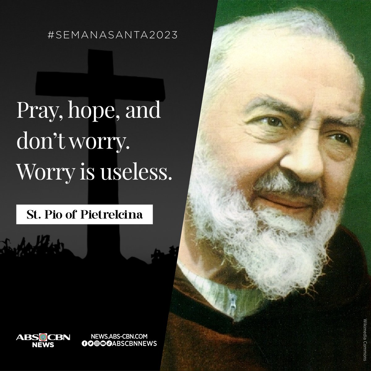 ANCALERTS's tweet photo. Cast all your worries on Him. #SemanaSanta2023 https://t.co/WJy2W7gBqv