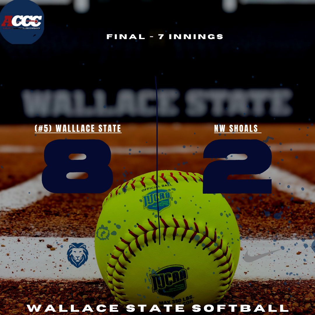 ICYMI:

Alivia Wilken throws a 𝙉𝙊 𝙃𝙄𝙏𝙏𝙀𝙍 in Game 1, and we score 16 runs in 12 innings to secure the sweep of NW Shoals yesterday. 

29-5 overall, 14-2 in conference play! 🦁

#Team42 | #WinningTradition