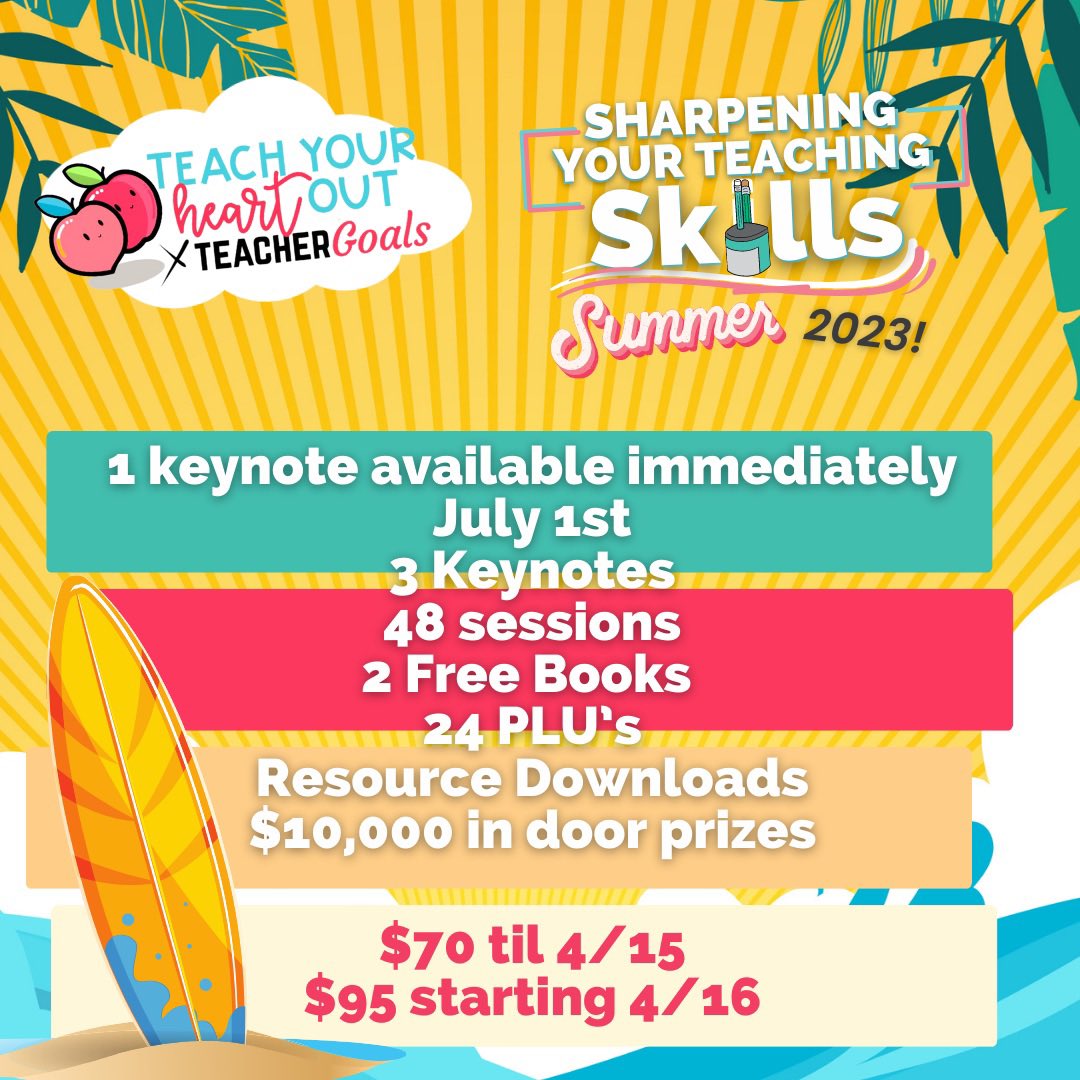 eye_words's tweet photo. Looking for a way to earn Teaching PD at your own pace from the comfort of your own home? If so, Sharpening your Teaching Skills is here for you! For grades Pre-K-12 grade educators. 

https://t.co/479ZKf3FFv

#teaching #teachertraining #teachergoals https://t.co/i0HKLrkfZo