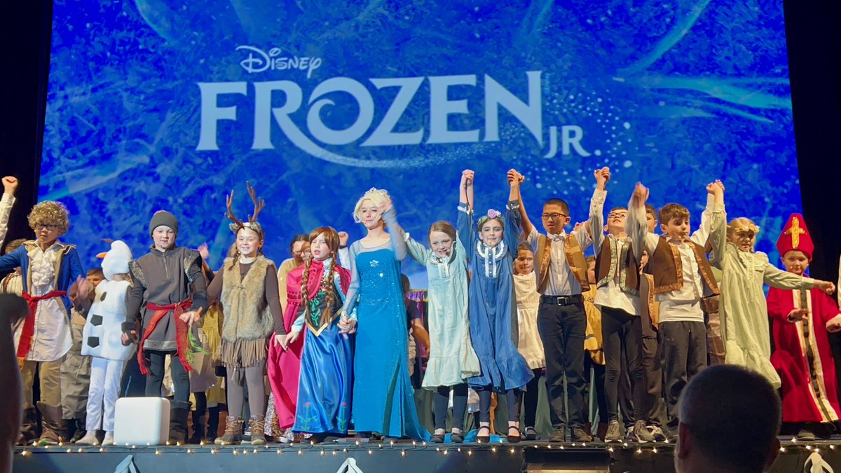 It has been a wonderful few days, getting to showcase the many talents of our Frozen Jr. cast! Thank you to the people that made this performance happen! Our students sure did shine! ❄️⛄️ #proudtobeCTE <a href="/MrsDarnell_CTE/">Lori Darnell</a> <a href="/MrsWillis_CTE/">Amanda Willis</a>